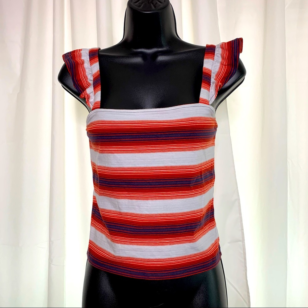 BP Ruffle Sleeve Stretch Tank - Picture 11 of 11